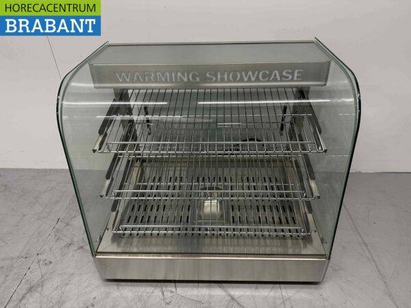 RVS Warmhoudvitrine Warmtevitrine 65 cm 230V Horeca