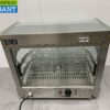 RVS Warmhoudvitrine Warmtevitrine 65 cm 230V Horeca - Afbeelding 4