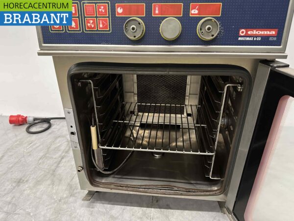 RVS Eloma combisteamer steamer oven 6 x 2/3 GN 380V Horeca - Afbeelding 5
