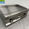 RVS Grillplaat Bakplaat Gladde bakplaat 75 cm 400V Horeca - Afbeelding 2