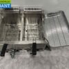 RVS Dubbele Friteuse Frituur 2 x 21 liter Gas Horeca - Afbeelding 9