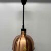 Warmtelamp Warmhoudlamp Half rond Brons 290 mm 250 watt 230V Horeca