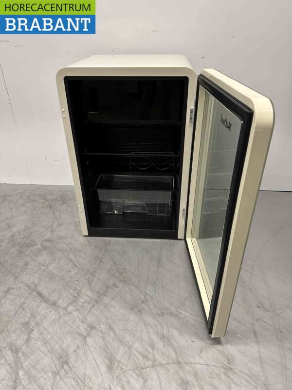 Retro Glasdeurkoeling Koelkast Drankkoelkast Glazen deur Vriesvak 112 liter 230V Horeca - Afbeelding 4