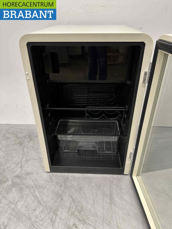 Retro Glasdeurkoeling Koelkast Drankkoelkast Glazen deur Vriesvak 112 liter 230V Horeca - Afbeelding 5