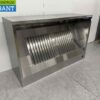 RVS Afzuigkap Dampkap Premium-line Motor 1500 kuub Box Doos model 150 cm 230V Horeca - Afbeelding 2