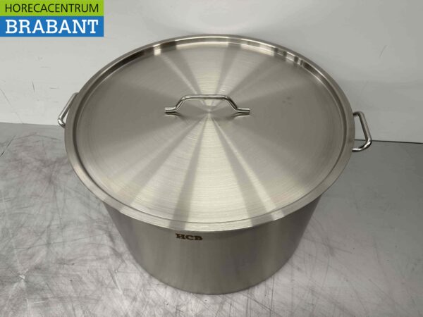 RVS Soeppan Kookpan Pan Inductie 60 x 40 cm 113 liter Horeca - Afbeelding 2