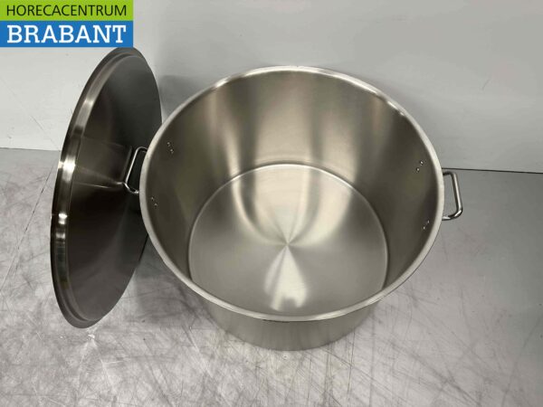 RVS Soeppan Kookpan Pan Inductie 60 x 40 cm 113 liter Horeca - Afbeelding 4