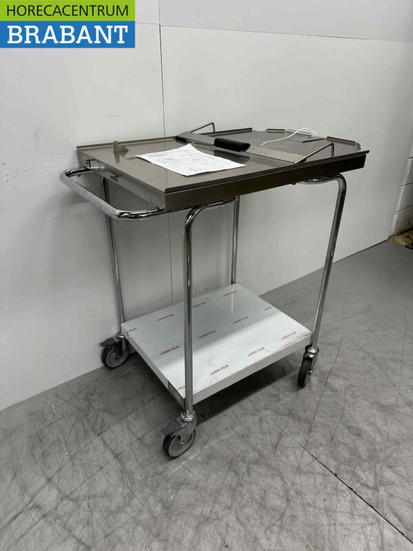 RVS Oven Steamer inrijwagen 58 cm Horeca - Afbeelding 3