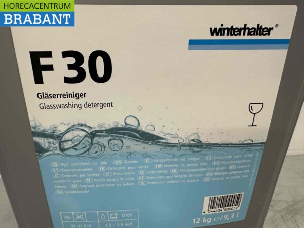 Winterhalter F 30 F30 12 kg Vaatwasmiddel Zeep Reinigingsmiddel voor glazen glazenspoelmachines Horeca - Afbeelding 4
