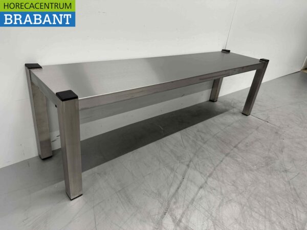 RVS Premium line Etagère Brug 120 x 30 x 35 cm Horeca - Afbeelding 2