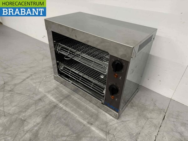 RVS Saro Busso T2 Salamander Quartzgrill Toaster 44 cm 230V Horeca - Afbeelding 2
