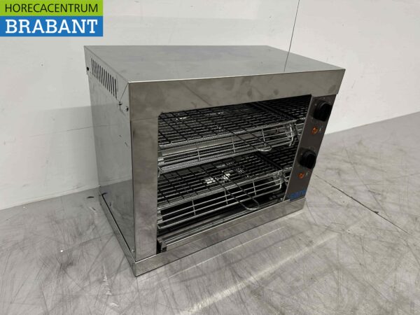 RVS Saro Busso T2 Salamander Quartzgrill Toaster 44 cm 230V Horeca - Afbeelding 3