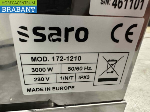 RVS Saro Busso T2 Salamander Quartzgrill Toaster 44 cm 230V Horeca - Afbeelding 4