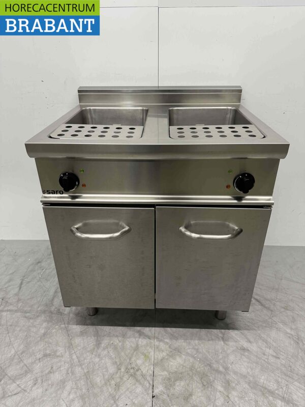 RVS Saro pastakoker 2 x 28 liter 400V Horeca