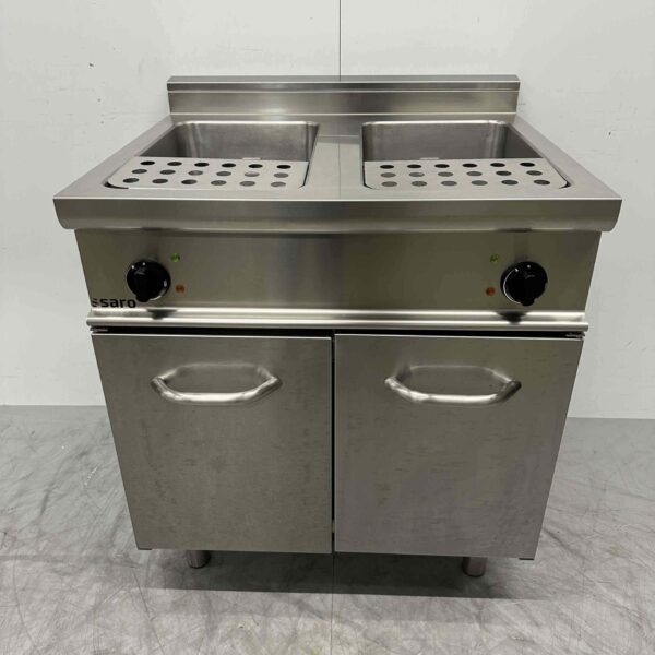 RVS Saro pastakoker 2 x 28 liter 400V Horeca
