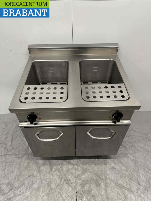 RVS Saro pastakoker 2 x 28 liter 400V Horeca - Afbeelding 2
