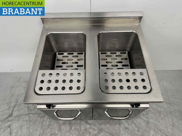 RVS Saro pastakoker 2 x 28 liter 400V Horeca - Afbeelding 6