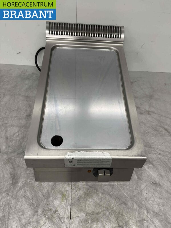 RVS Zanussi Grillplaat Bakplaat Chroom Spiegelbakplaat 40 cm 400V Horeca - Afbeelding 2