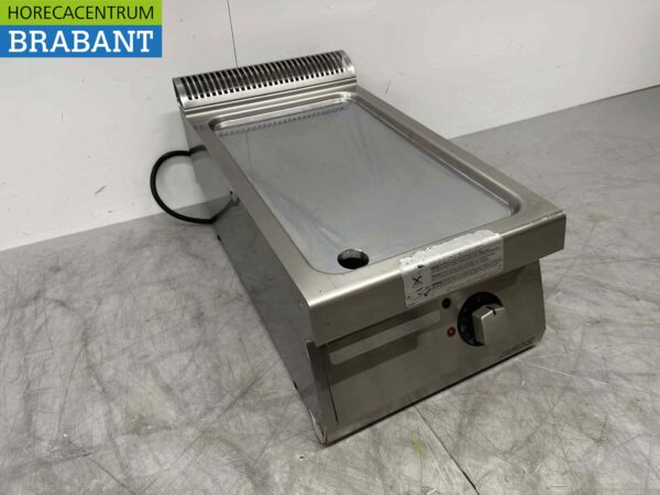 RVS Zanussi Grillplaat Bakplaat Chroom Spiegelbakplaat 40 cm 400V Horeca - Afbeelding 3