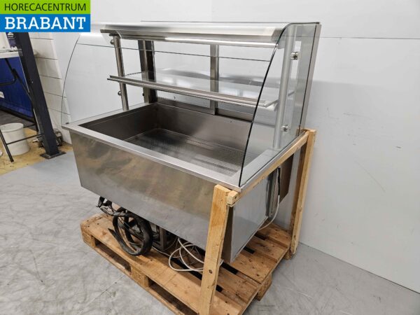 RVS NordCap Inbouw Koelbuffet buffet Gekoeld 112,5 cm 230V Horeca - Afbeelding 2