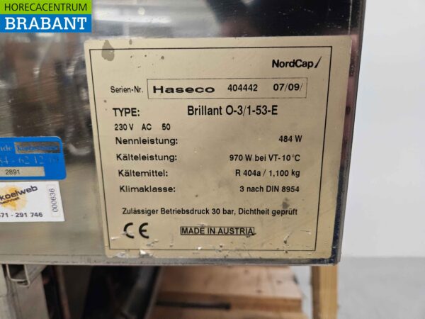 RVS NordCap Inbouw Koelbuffet buffet Gekoeld 112,5 cm 230V Horeca - Afbeelding 6
