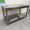 RVS Werktafel Tafel Basic-line 140 x 70 x 85 cm Horeca - Afbeelding 3