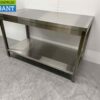 RVS Werktafel Tafel Basic-line 140 x 70 x 85 cm Horeca - Afbeelding 4