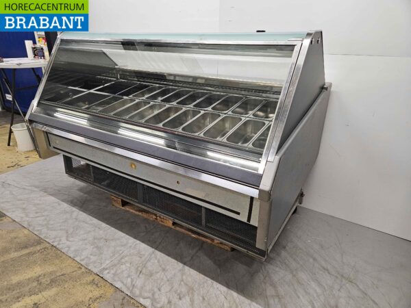 Orion Schepijsvitrine 24 bakken 216 cm 400V Horeca - Afbeelding 2