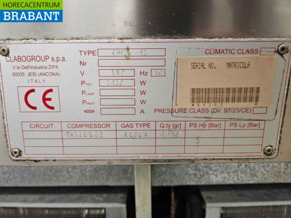 Orion Schepijsvitrine 24 bakken 216 cm 400V Horeca - Afbeelding 8