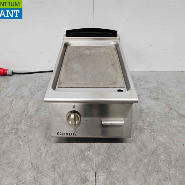 RVS Giorik Grillplaat Bakplaat 40 cm 400V Horeca