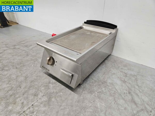 RVS Giorik Grillplaat Bakplaat 40 cm 400V Horeca - Afbeelding 2