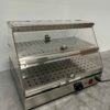 RVS Warmhoudvitrine 4 kleppen 50 cm 230V Horeca - Afbeelding 6