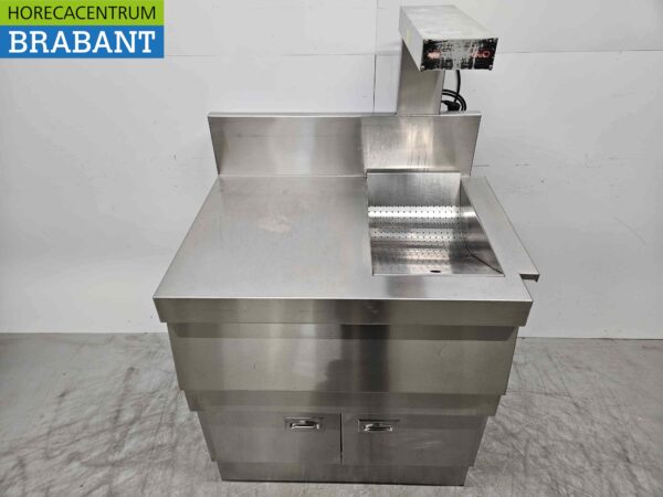 RVS Hatco Verrijdbare Frietwarmer Frietwarmhouder 93 cm 230V Horeca - Afbeelding 4