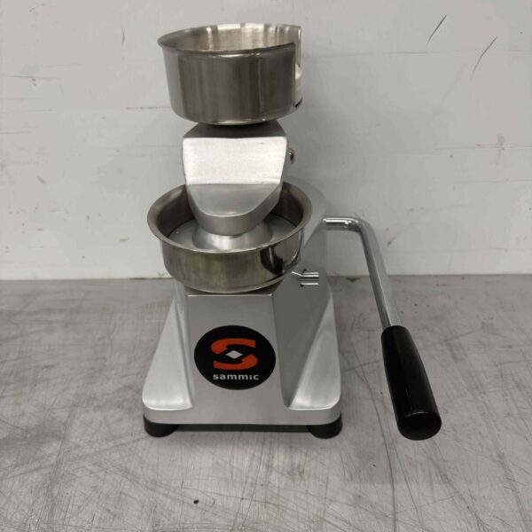 RVS Sammic Hamburgerpers Vormmachine 100 mm Slagerij Horeca
