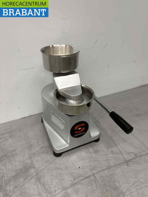 RVS Sammic Hamburgerpers Vormmachine 100 mm Slagerij Horeca - Afbeelding 3