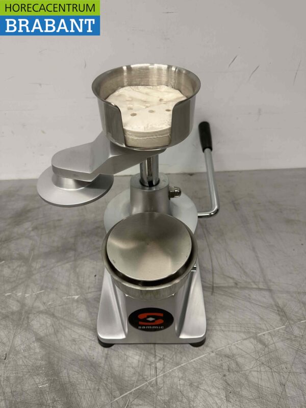 RVS Sammic Hamburgerpers Vormmachine 100 mm Slagerij Horeca - Afbeelding 4