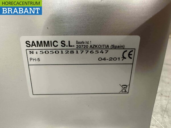 RVS Sammic Hamburgerpers Vormmachine 100 mm Slagerij Horeca - Afbeelding 5