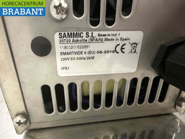 RVS Sammic Smartvide 6 Sous-Vide sous vide koker Max. 56 ltr 230V Horeca - Afbeelding 4
