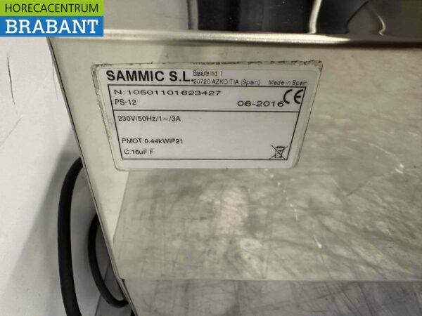 RVS Sammic PS-12 Gehaktmolen Vleesmolen Vleeswolf 100 kg per uur 230V Slagerij Horeca - Afbeelding 6
