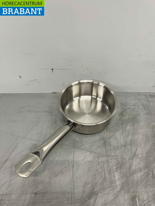 RVS Fusion Professionele Steelpan Kookpan Pan 18 x 36,5 cm 1,4 liter Horeca - Afbeelding 2