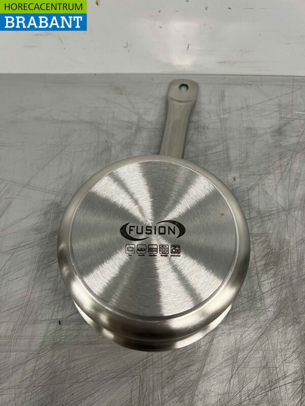 RVS Fusion Professionele Steelpan Kookpan Pan 18 x 36,5 cm 1,4 liter Horeca - Afbeelding 4
