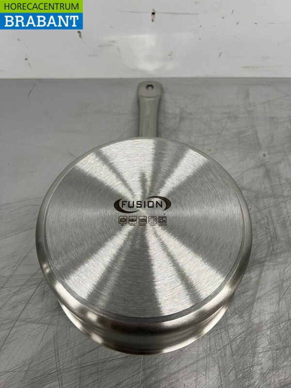 RVS Fusion Professionele Steelpan Kookpan Pan 21,5 x 42,5 cm 2,8 liter Horeca - Afbeelding 4