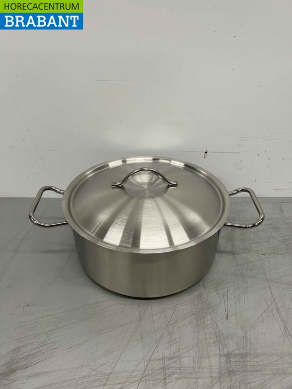 RVS Fusion Professionele Soeppan Kookpan Pan 35,5 x 26 cm 4,7 liter Horeca