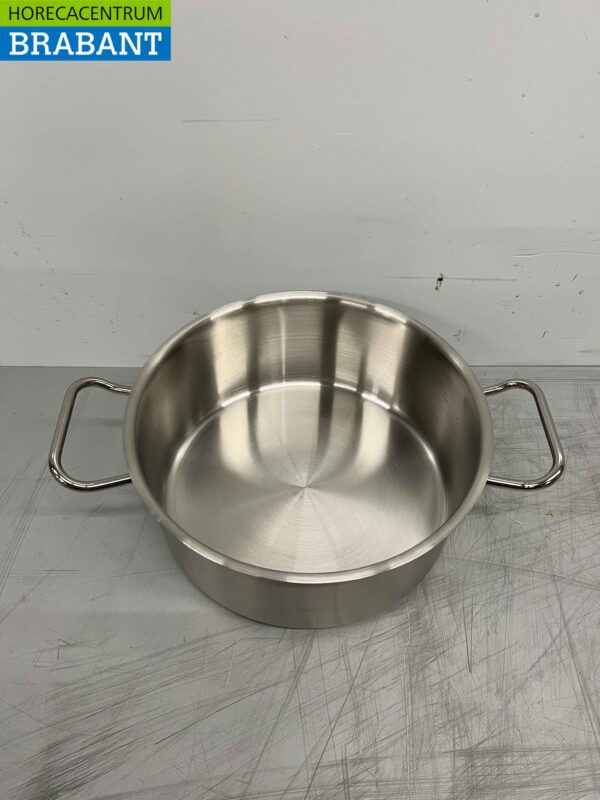 RVS Fusion Professionele Soeppan Kookpan Pan 35,5 x 26 cm 4,7 liter Horeca - Afbeelding 2