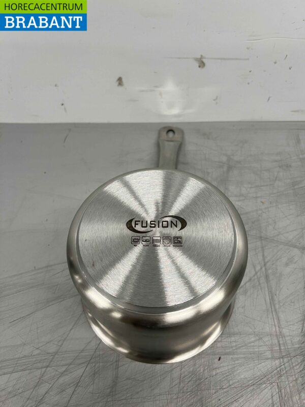 RVS Fusion Professionele Steelpan Kookpan Pan 18 x 35,5 cm 2,2 liter Horeca - Afbeelding 4