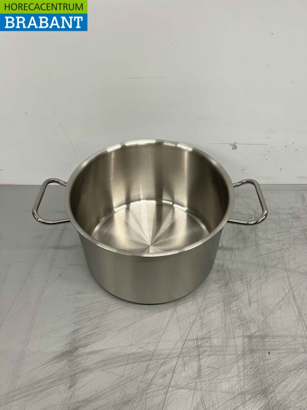 RVS Fusion Professionele Soeppan Kookpan Pan 36 x 26 cm 7 liter Horeca - Afbeelding 2