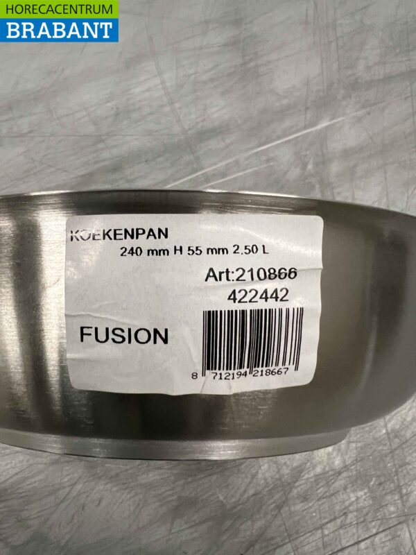 RVS Fusion Professionele koekenpan pan 240 mm Horeca - Afbeelding 3