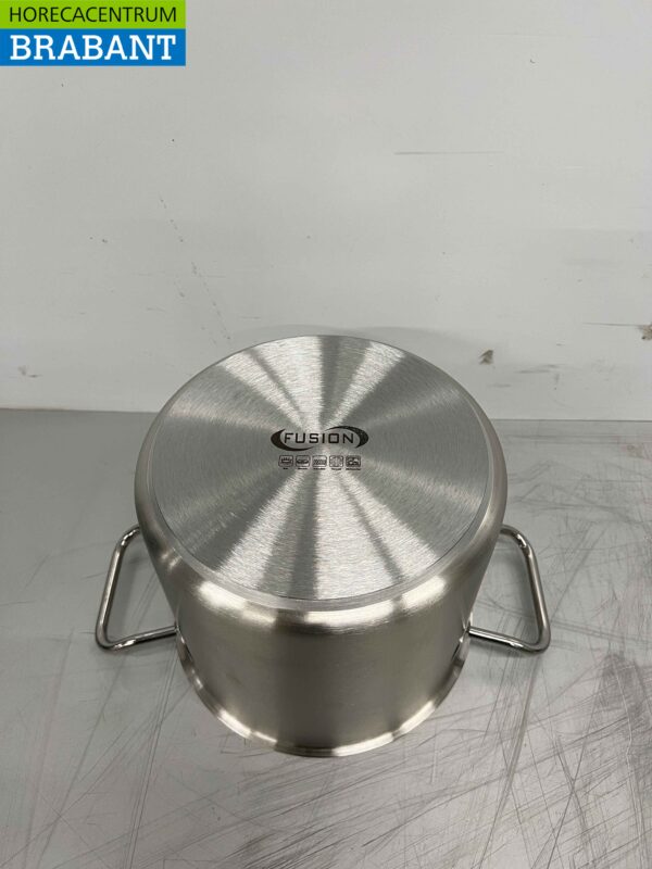 RVS Fusion Professionele Soeppan Kookpan Pan 34,5 x 22 cm 5,3 liter Horeca - Afbeelding 4