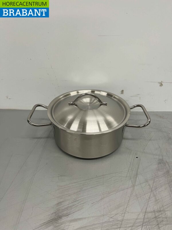 RVS Fusion Professionele Soeppan Kookpan Pan 32 x 22 cm 3 liter Horeca