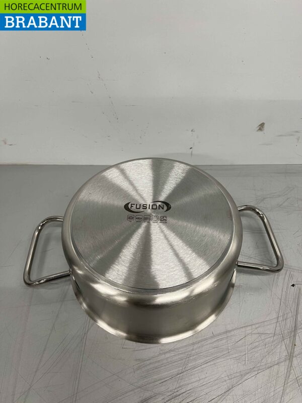 RVS Fusion Professionele Soeppan Kookpan Pan 32 x 22 cm 3 liter Horeca - Afbeelding 4